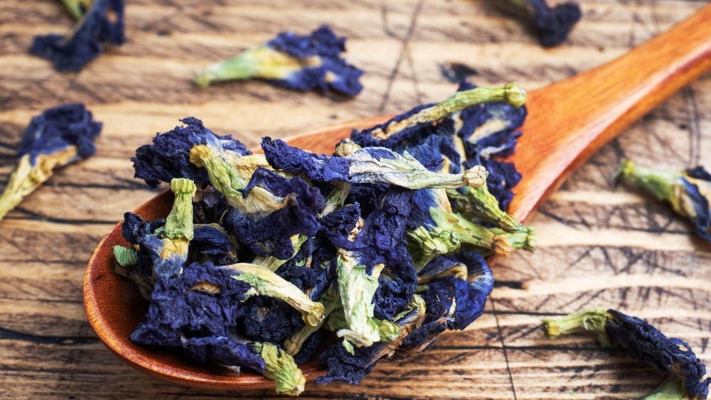 BLUE TEA-Blue Butterfly Pea Flower Tea loose leaf 100% Natural Organic tea (35g)