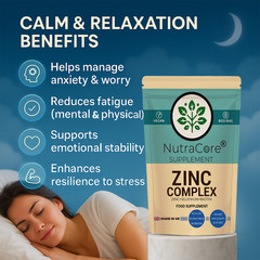 Zinc Complex Capsules-(zinc+ Selenium+ Biotin )-Skin & Hair-100% Natural & Vegan