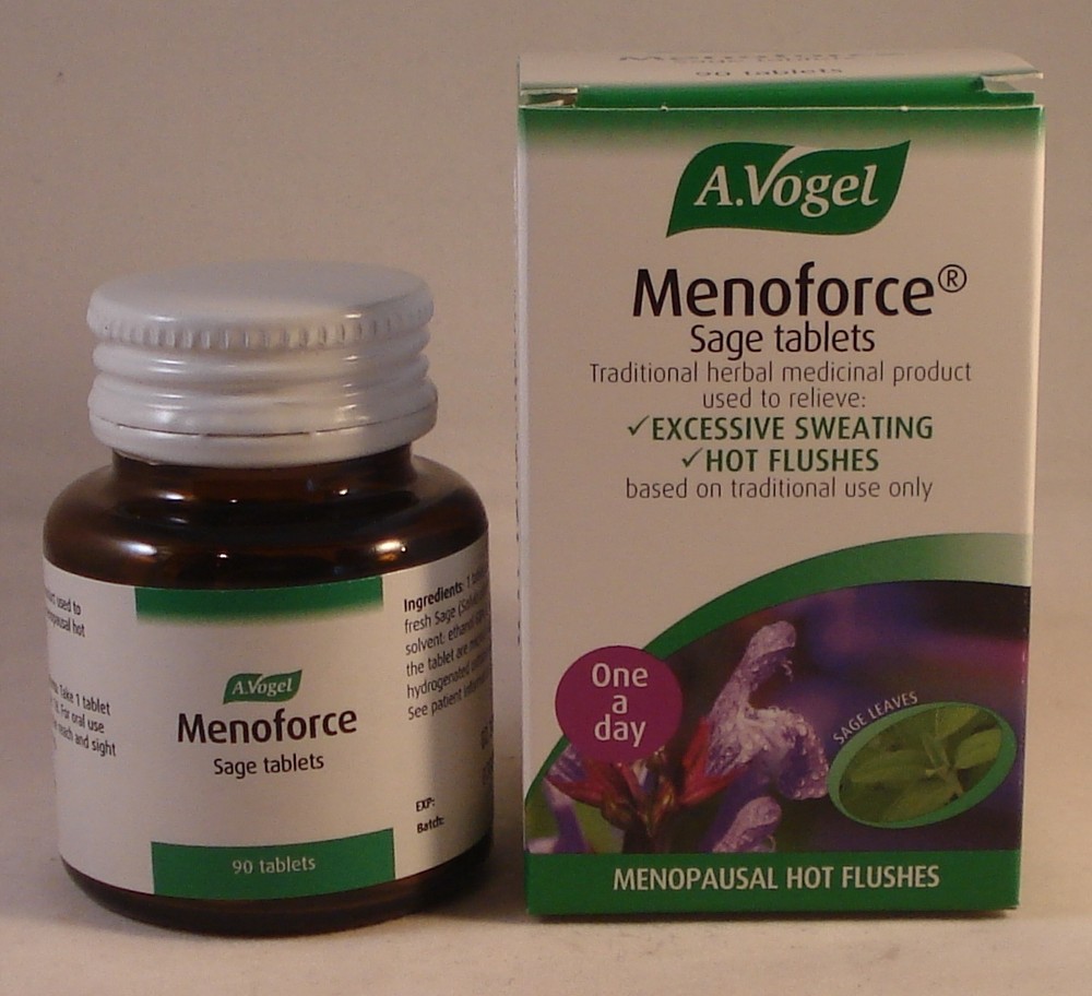 A. Vogel Menoforce Tablets (2 x 90) Two Jars. BEST BEFORE 08/2028