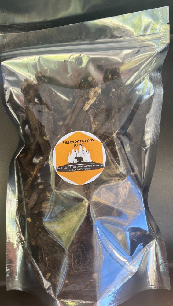 Oshá Root 1 oz Sustainable Wild harvested Hand-Dug above 9k’ Colorado Rockies