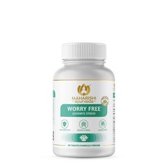 2 Bottles X Maharishi Ayurveda WORRY FREE 60 Tabs FREE SHIPPING Worldwide