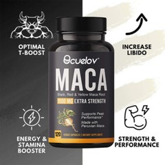 Maca Extra Strength Supplement – Enhances manhood size,Strength And Endurance