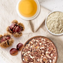 100% Natural Chestnut Shell Powder 300g Korean Medicinal Powder Herbal Powder