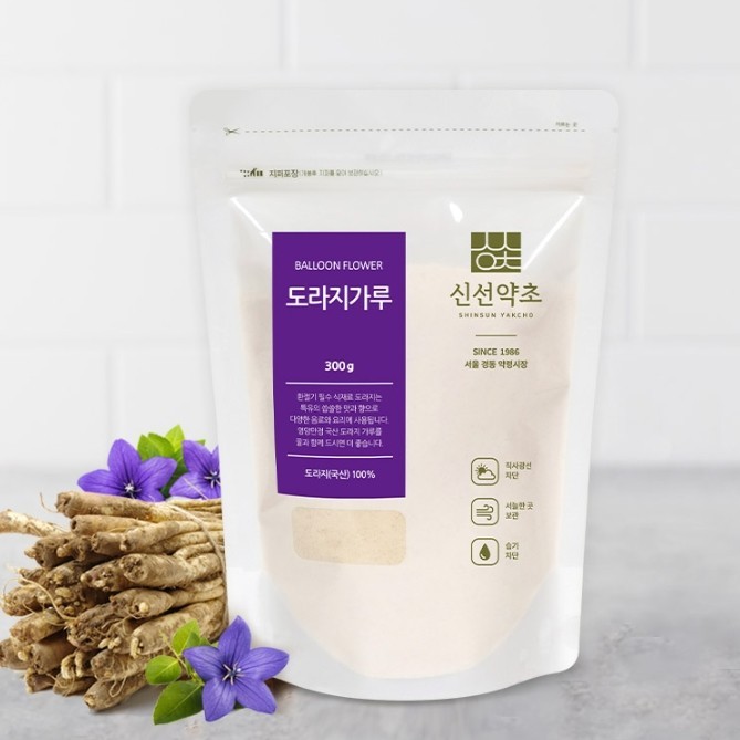 100% Natural Balloon Flower Powder 300g Korean Medicinal Powder Herbal Powder
