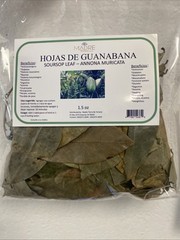 1.5 Oz De Hoja De Guanabana 100%Natural Producto De Mexico