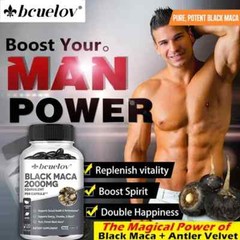 Maca Root 500mg – 30 To 120 Capsules – High Strength Black Maca Extract