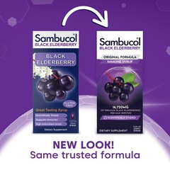 2 – Sambucol Black Elderberry Immunity Antioxidant Syrup 7.8 fl oz 230mL