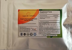ORGANIC Gymnema Sylvestre Leaves Powder Weight Loss Control Blood Sugar