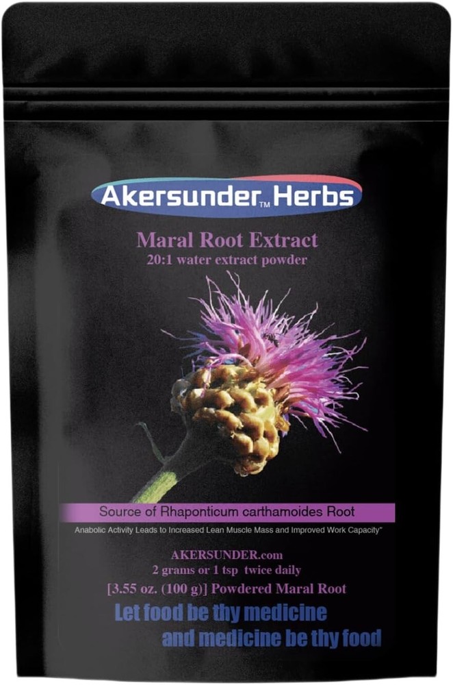Leuzea Rhaponticum Carthamoides, Maral Root Extract Powder 100 Grams