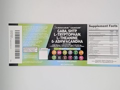 Clean Nutraceuticals GABA 750mg 5 HTP 200mg L Tryptophan 60 Count (Pack of 1)