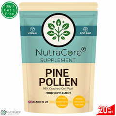 Pine Pollen Capsule, 8000mg-(99% Cracked Cell)-Testosterone & Sleep Aid-180Caps