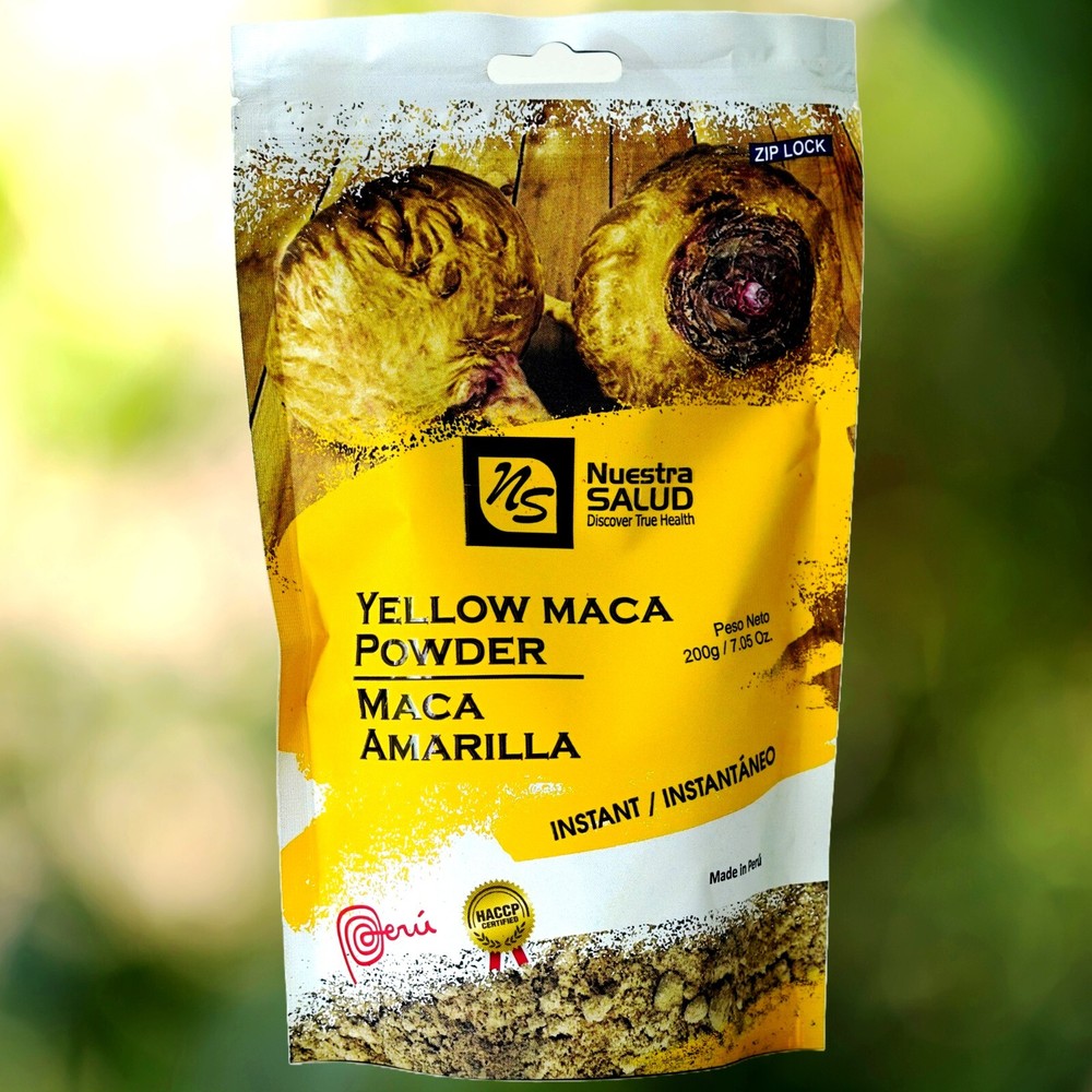 Yellow Maca Powder Unleash the Power of Peruvian (200g) Gelatinized