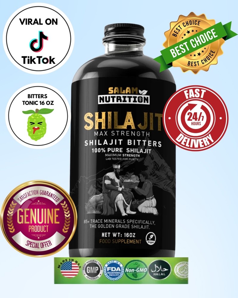 Kings Bitters Shilajit Bitters Tonic – 16 oz