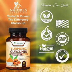 Turmeric Curcumin Max Potency 95% with Bioperine Black Pepper 1950Mg 60 Capsules
