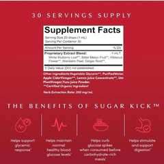Apothekary Sugar Kick Herbal Liquid Drops Digestive Support Metabolic Support