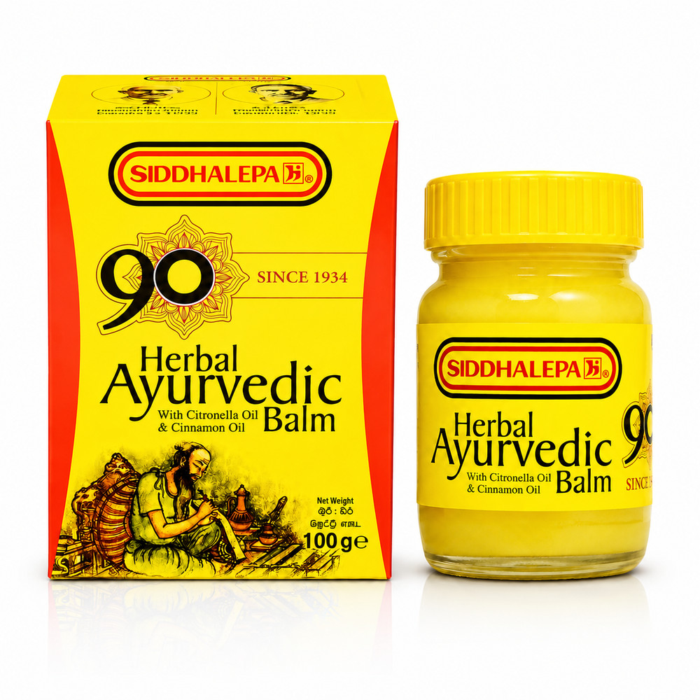 Siddhalepa Herbal Ayurvedic Balm 100g Traditional Aromatic Balm Sri Lanka
