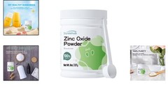100% Pure Cosmetic Grade Zinc Oxide Powder, 8OZ – Ideal for Homemade Skincare