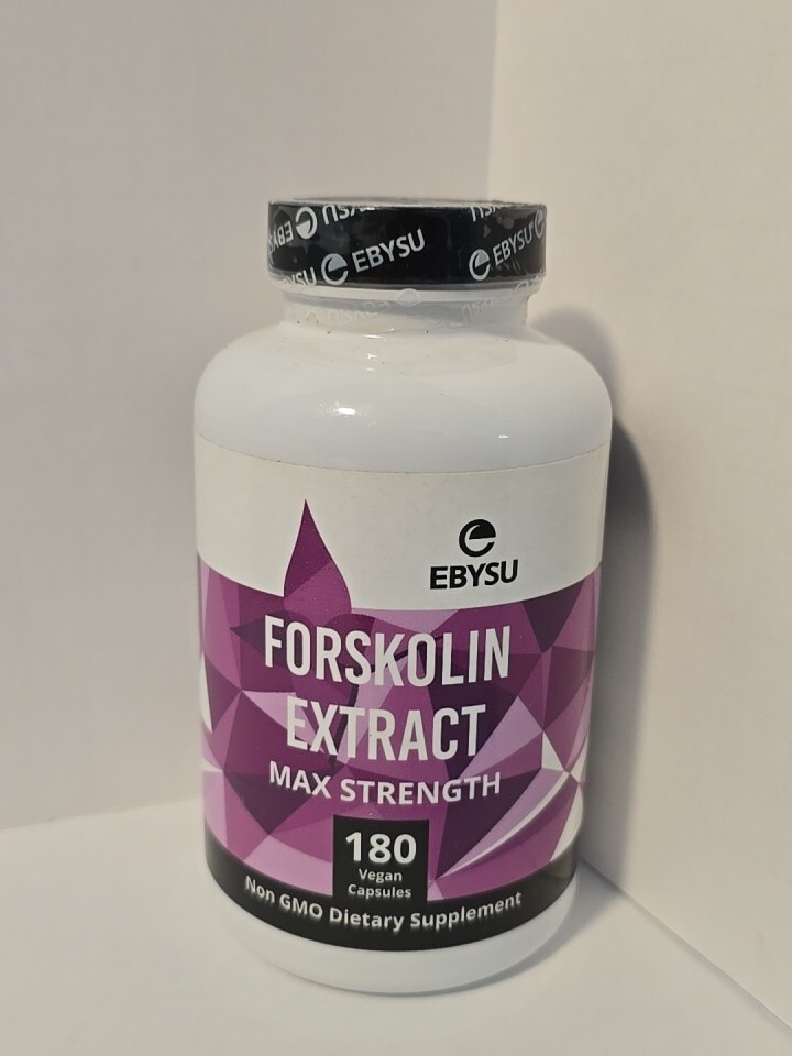 EBYSU FORSKOLIN EXTRACT Max Strength 180 Capsules SEALED