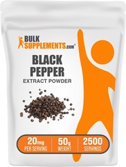 Black Pepper Extract Powder 1.76 Ounce Herbal Supplement For Wellness Support