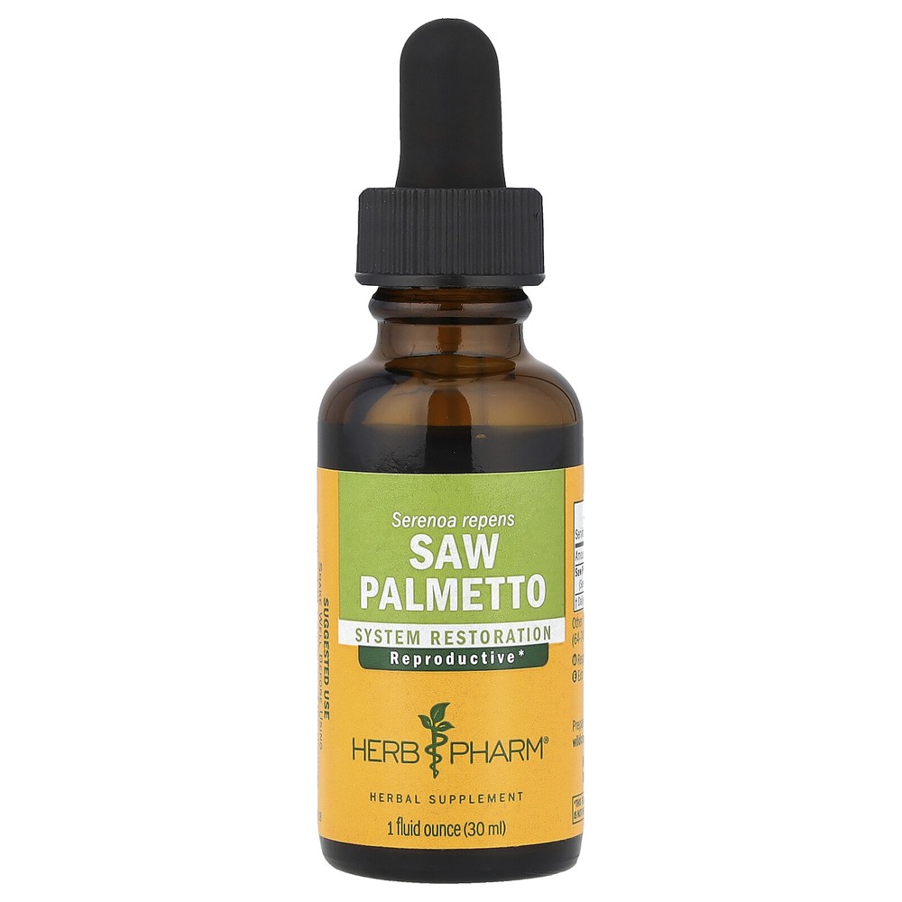 Herb Pharm Saw Palmetto 1 fl oz 29 6 ml Gluten-Free