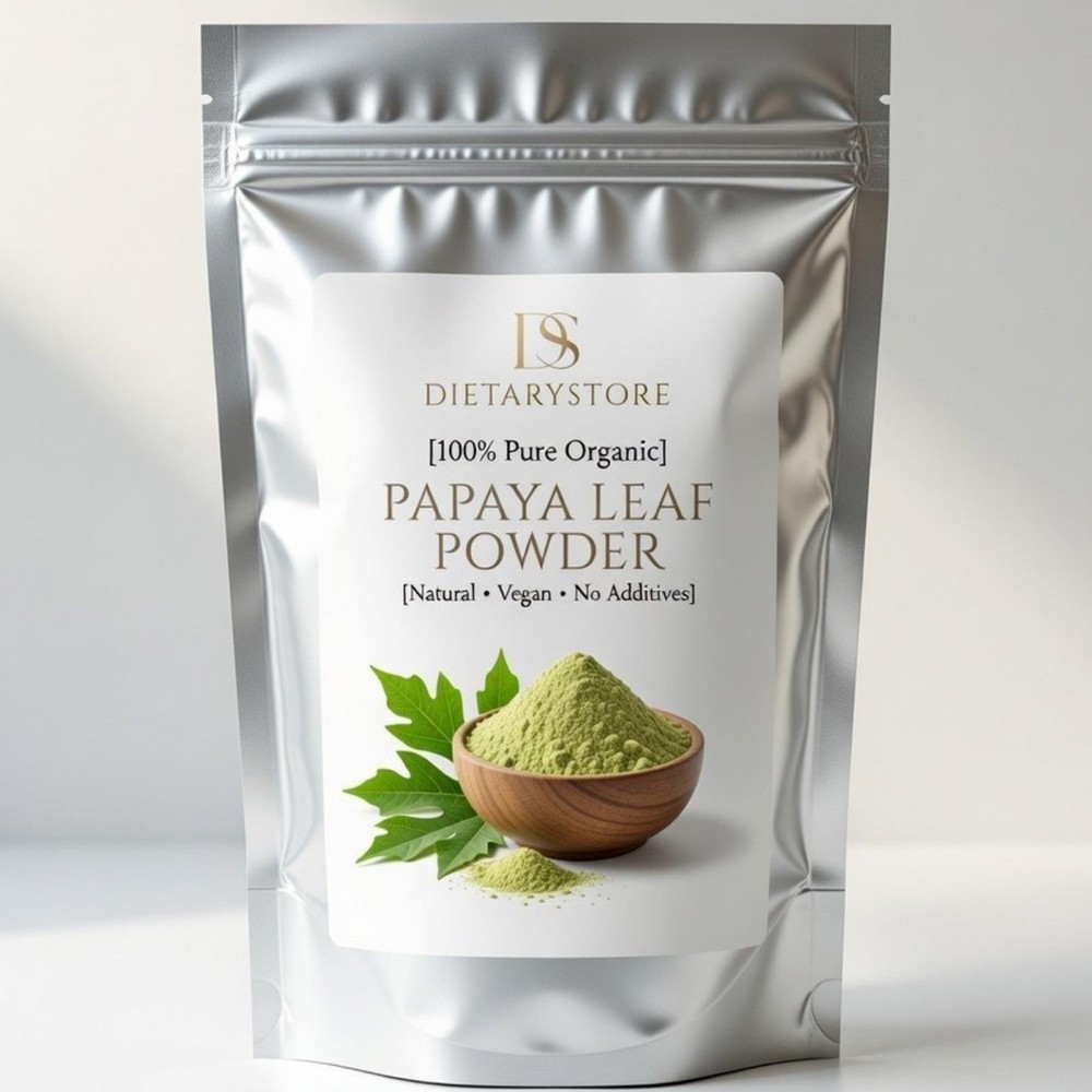 Natural Papaya Leaf Extract Powder Skin Lightening Weight Loss Builds Immunity