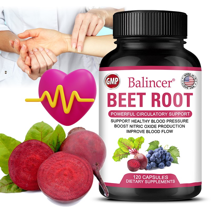Beetroot capsules | improve exercise endurance and stop feeling tired 120 Caps