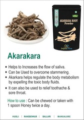 Organic Prime Pure Akarkara Root Powder (Anacyclus Pyrethrum) – Natural Vitality