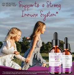 Liquid Probiotics for Kids & Toddlers | + Prebiotic + Ginger Root | Acidophil…