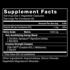 Strength-Explosive Endurance & Nitric Oxide Booster 120ct