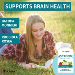Nootropics Brain Supplement Brain Memory Focus Cognitive Function 120 Pills