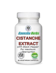 Organic CISTANCHE TUBULOSA High Potency 20:1 extract 90 Capsules NEW BATCH!