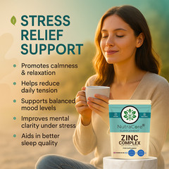 Zinc Complex Capsules-(zinc+ Selenium+ Biotin )-Skin & Hair-100% Natural & Vegan