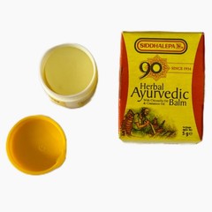 80 Pack Siddhalepa Herbal Balm 5g | Soothing Warm Ayurvedic Rub For Body Pain