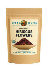 Organic Hibiscus Flowers C/S – 100% Pure, Non-GMO Hibiscus Sabdariffa, Vibrant