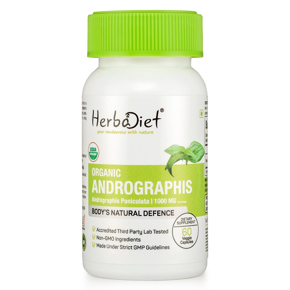 Liver Detox Cleanse Immune System Cardio Support Organic Andrographis Capsules