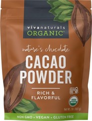 Organic Cacao Powder – Rich Dark Chocolate Flavor