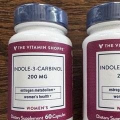 The Vitamin Shoppe Indole-3-Carbinol 200 mg Women’s Health 120 Caps Bb 2026 Set