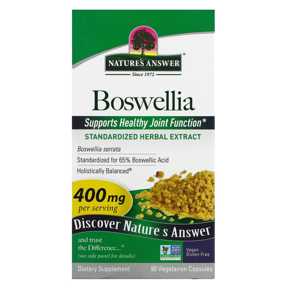 Nature s Answer Boswellia 400 mg 90 Vegetarian Capsules Cruelty-Free,