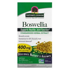 Nature s Answer Boswellia 400 mg 90 Vegetarian Capsules Cruelty-Free,