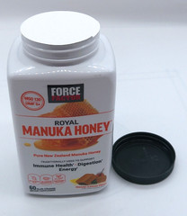 Force Factor Royal Manuka Honey, 60 Soft Honey-Lemon Chews, Exp 3/27