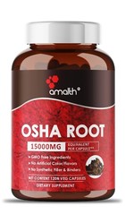 AMALTH Osha Root 15:1 Extract Powder 120 Veg Capsule