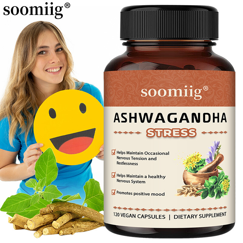 Ashwagandha for Stress | Calming KSM-66 Extract | Vegan | 1300mg Capsules