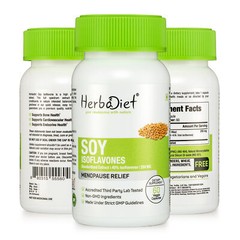 Soy Isoflavones 40% Extract Capsules Menopausal Relief Menopause Support Formula