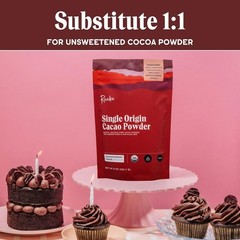 8oz Organic Single-Origin Cacao Powder – Unsweetened, Allergen-Friendly Baking
