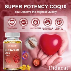 Coq10 200Mg, Supports Heart Health, 30/60/120 Rapid Release Capsules
