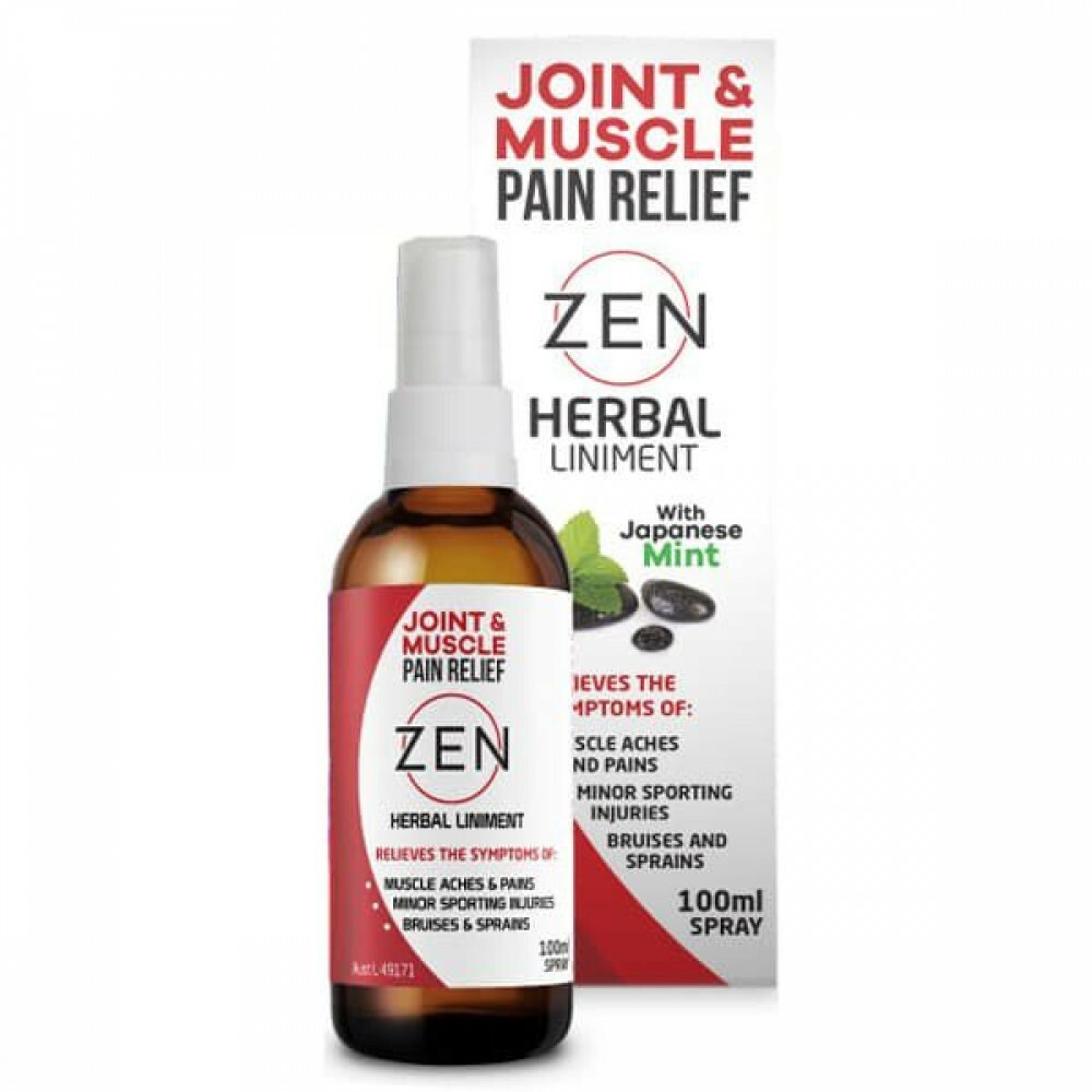 New ZEN Herbal Liniment Gel Dropper Spray All Range Joint & Muscle Pain Relief