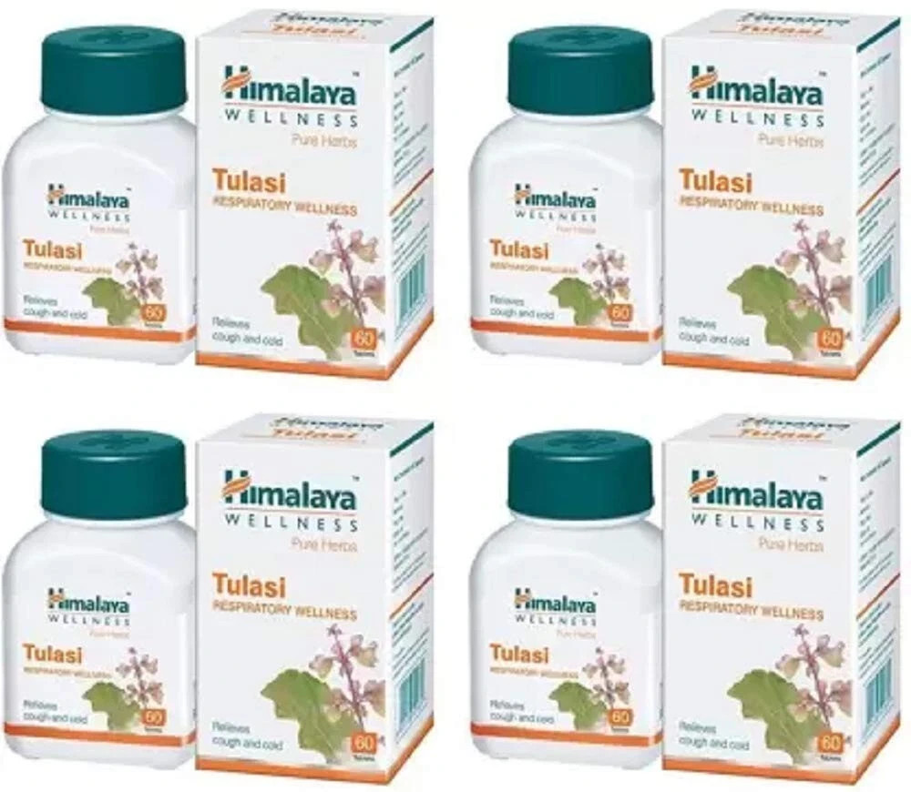 Himalaya Tulasi Tablet Pack Of 4 x 60 tabs Each Fast Free Shipping Exp 2028
