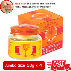 4x Golden Cup Balm 50g Herbal Ointment Topical Pain Relief Massage Insect Bite