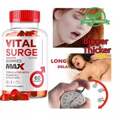1~5X Vital Surge Gummies for Men, Male Vital Grow XL Testo Gummies 60ct US STOCK