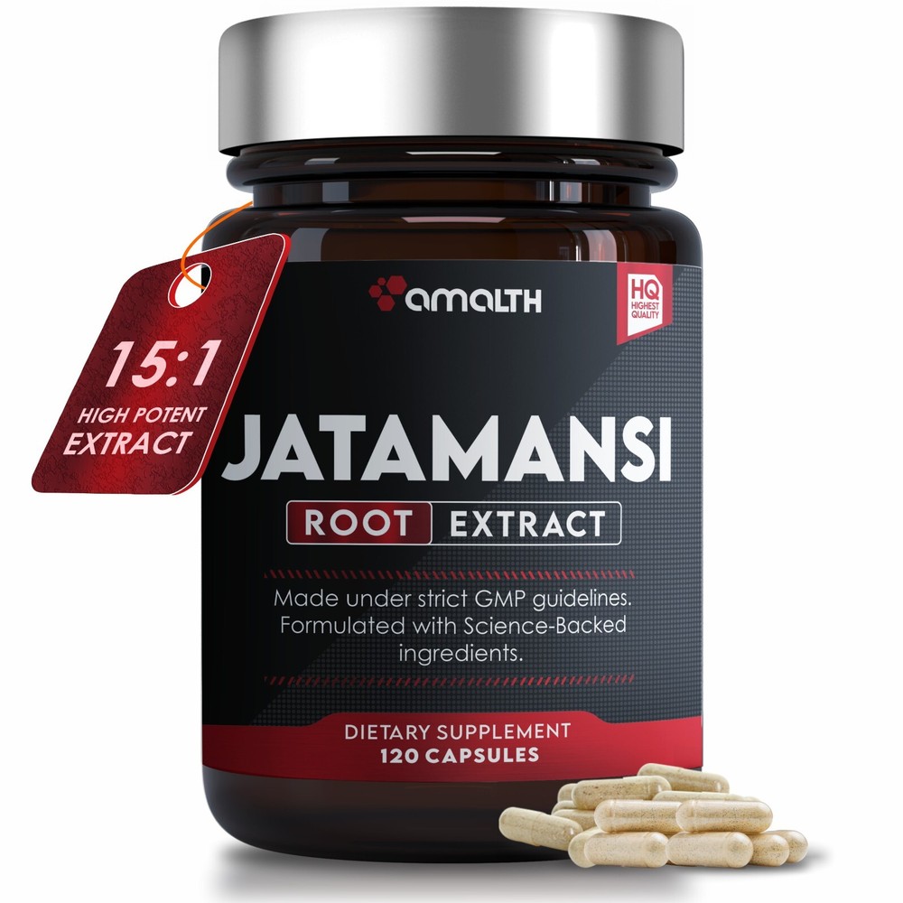 Jatamansi Extract Nardostachys jatamansi (D. Don) DC 120 Capsules